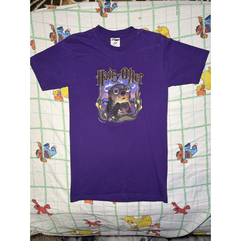 Vintage 2002 Hairy Otter Hairy Potter parody t shirt size small Monterey CA
